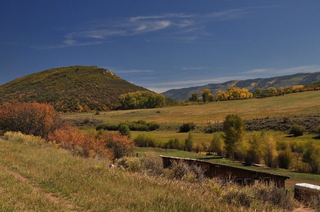 on Highway 92 toward Crawford